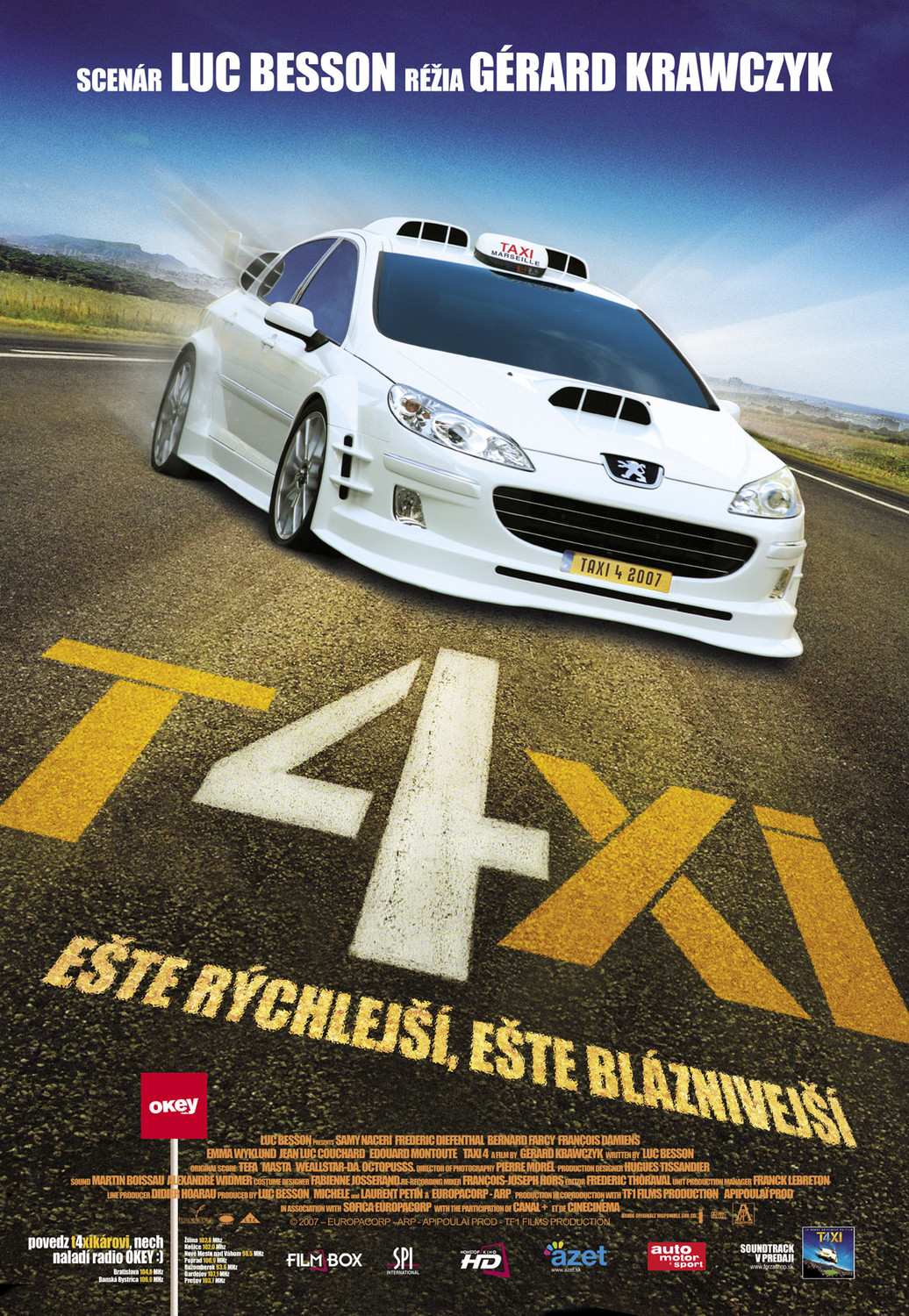 Kirakash 4 / Taxi 4 (Gobliddin tarjima) Uzbek tilida 2007 komedik kino skachat