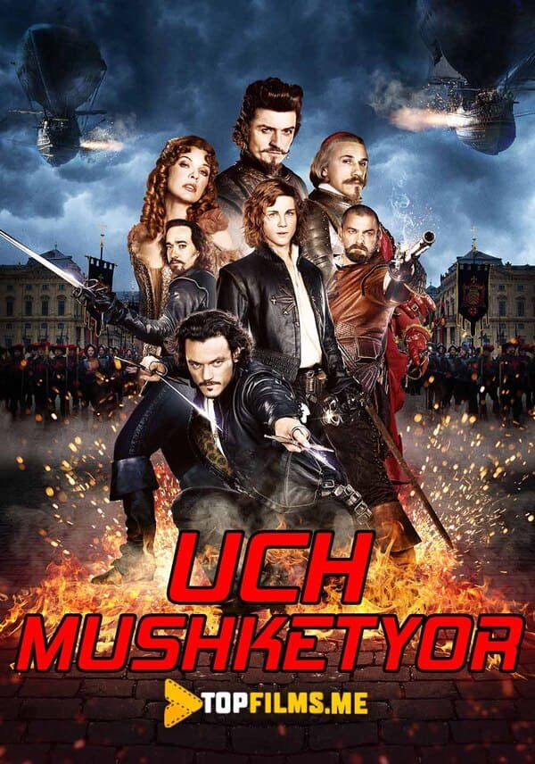 Uch mushketyor Uzbek tilida 2011 kino skachat FHD